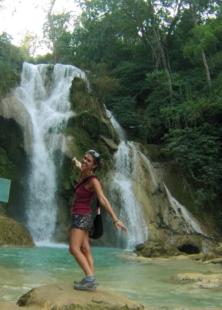 Laos – Luang Prabang – cachoeira Kuang Si