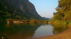 Nong Khiaw é mega tranquila!