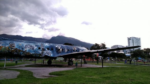 Parque La Carolina, em Quito, Equador Parque La Carolina, em Quito, Equador