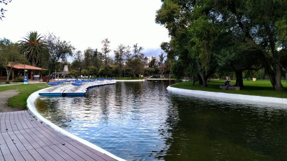 Parque La Carolina, em Quito, Equador Parque La Carolina, em Quito, Equador