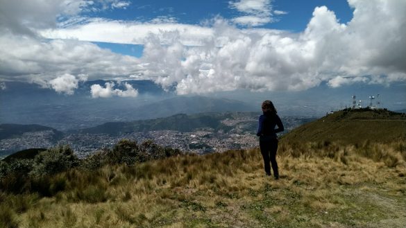 Teleférico de Quito, Equador – vista do alto Teleférico de Quito, Equador - vista do alto
