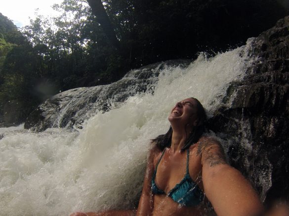 Cachoeira El Machai, Baños, Equador Cachoeira El Machai, Baños, Equador
