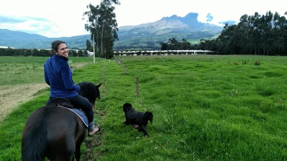 Cavalgada na Hosteria Papagayo, Quito, Equador