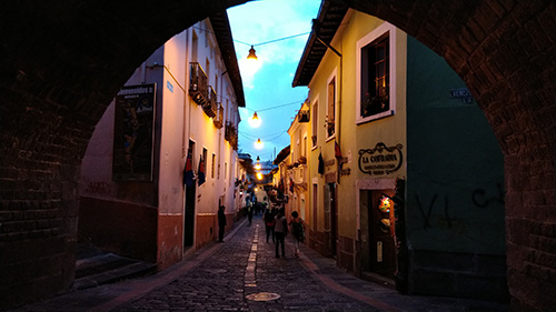 La Ronda, em Quito - Equador